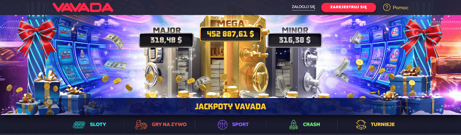 Strona główna kasyna Vavada Casino online